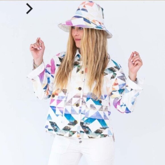 Kerri Rosenthal Quilted Beach Shacket Size XS - Picture 1 of 11